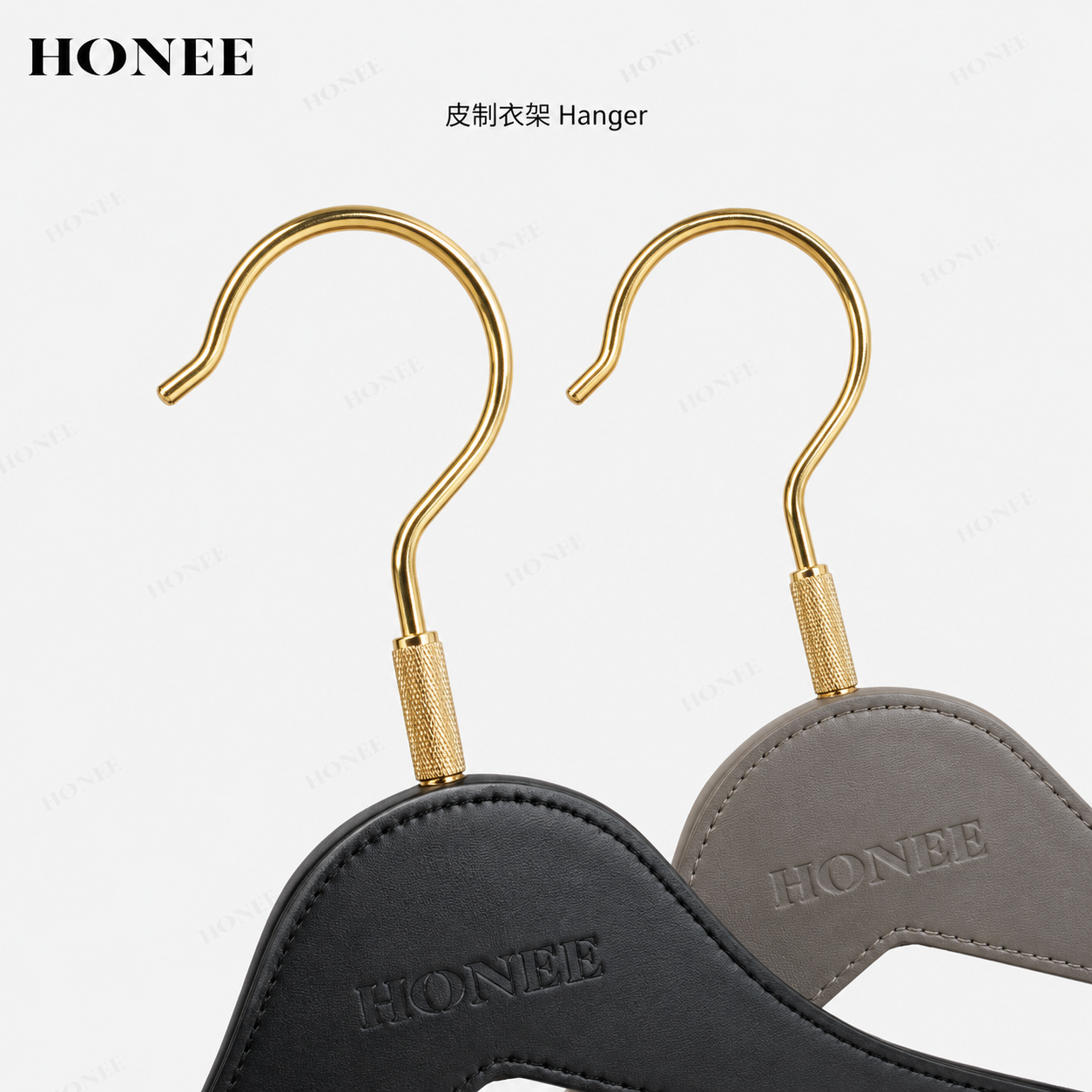Leather hanger